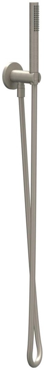 IVY Glijstangset met Handdouche Rond Satin Spray - Doucheslang 150 cm - Geborsteld Nickel PVD