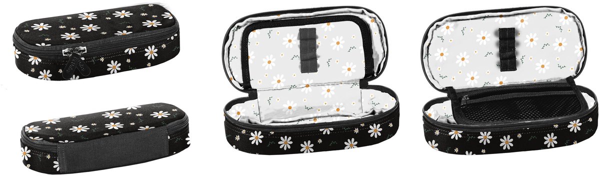 BeUniq Etui Madeliefje - 24 x 11 x 5 cm - Polyester