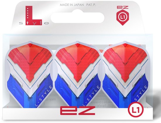 L-Style L1 EZ V-Series Netherlands Clear White - Dart Flights van L-Style — afbeelding 2