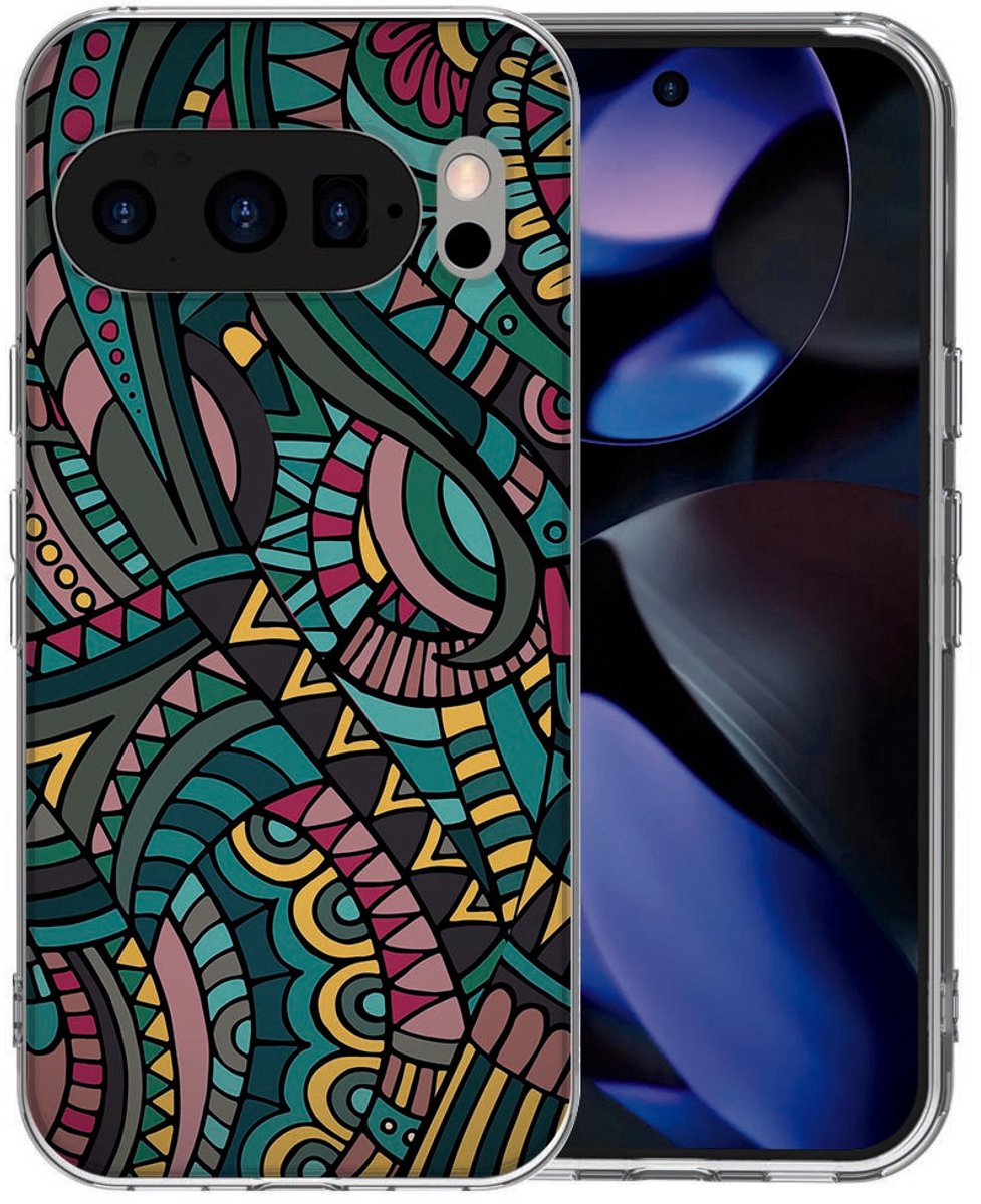 Google Pixel 10 / 10 Pro TPU hoesje Aztec