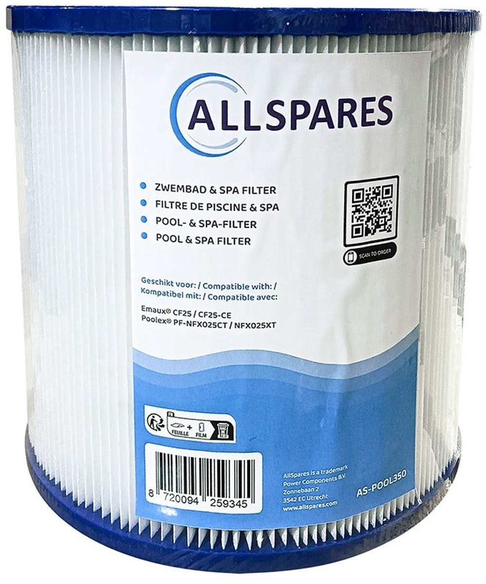 Zwembad Waterfilter geschikt voor Emaux CF25 / CF25-CE / 914100437