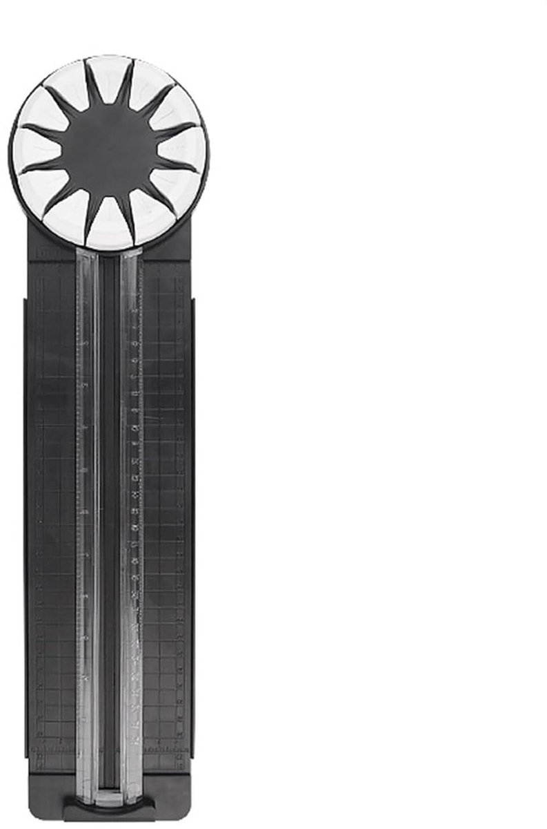 Papiersnijder - Cutter Trimmer - Decoratief Knutselen - Twaalf Snijpatronen - 46.8 cm - Zwart