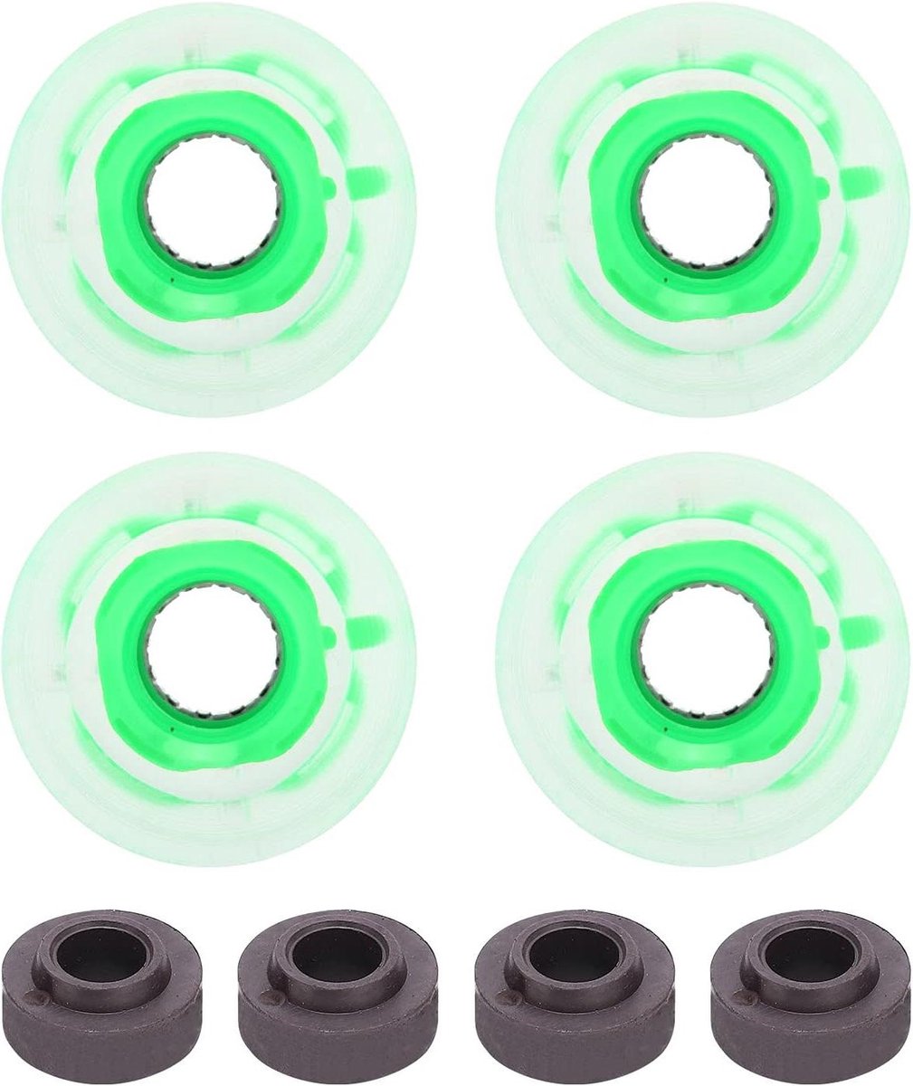 Skateboard Wielen Longboard Cruisers Soepele Ritten Hoge Elasticiteit 60x45mm Set 4