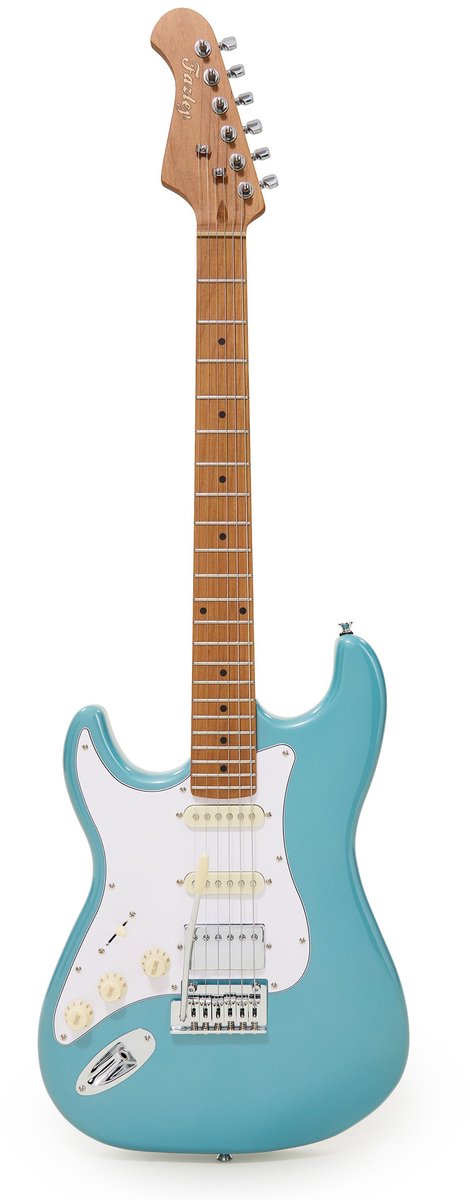 Elektrische gitaar - Met gratis lessen - incl. gigbag - Blauw Fazley