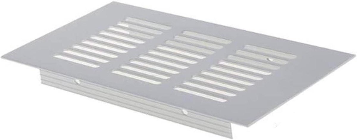 Luchtrooster - Ventilatiepaneel - Ruimtes Ventileren - Aluminium Legering - 20cm - Zilver
