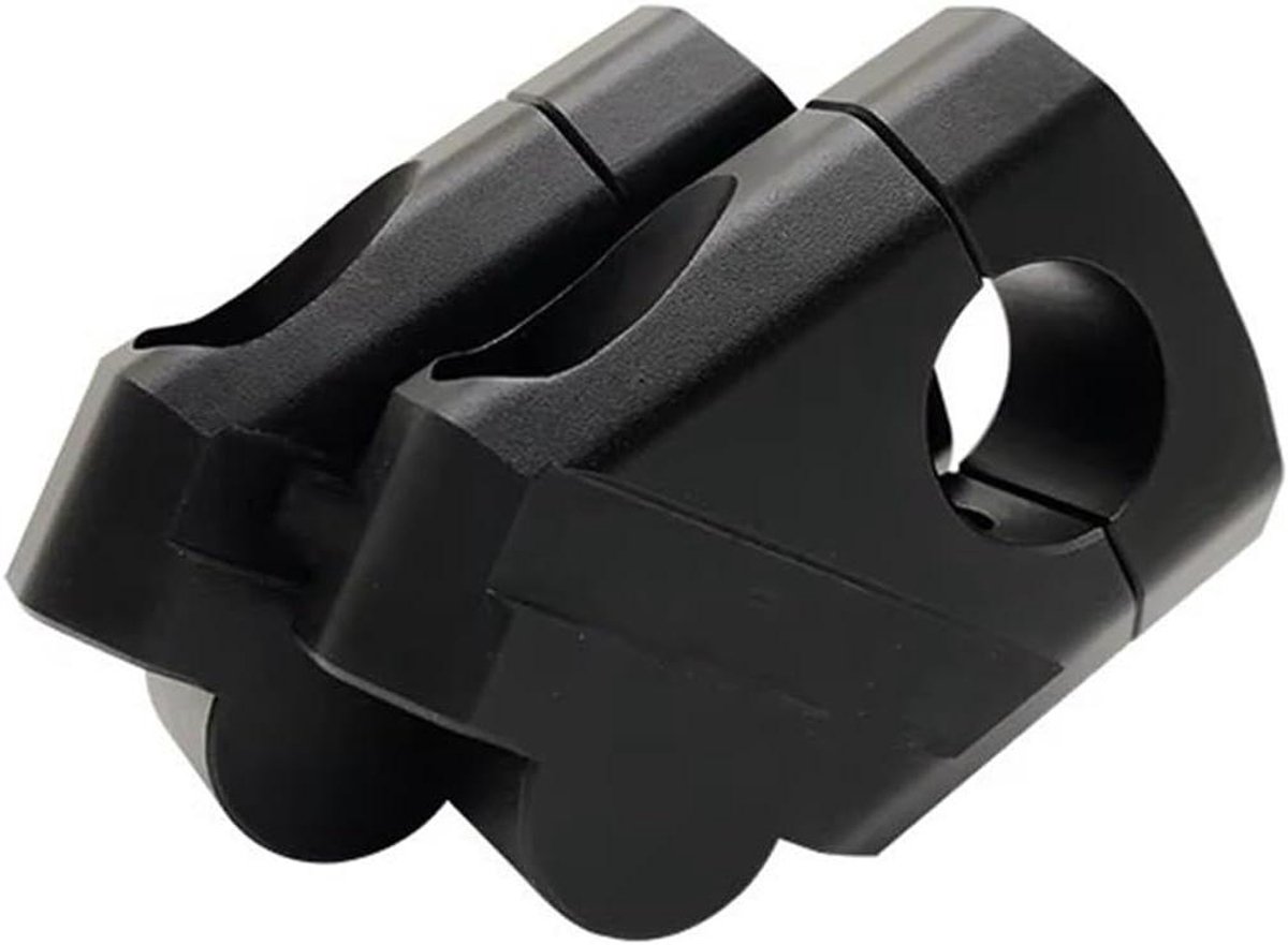 Stuurverhoger Motorfiets - Stuurklem Verhoging - Rijcomfort Verbeteren - Aluminiumlegering Materiaal - 22mm - Zwart