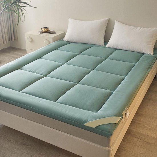 Japanse Tatami Matras - Futon Vloermat - Comfortabel Slapen - Huidvriendelijk Katoen - 150 x 200cm - E — afbeelding 2
