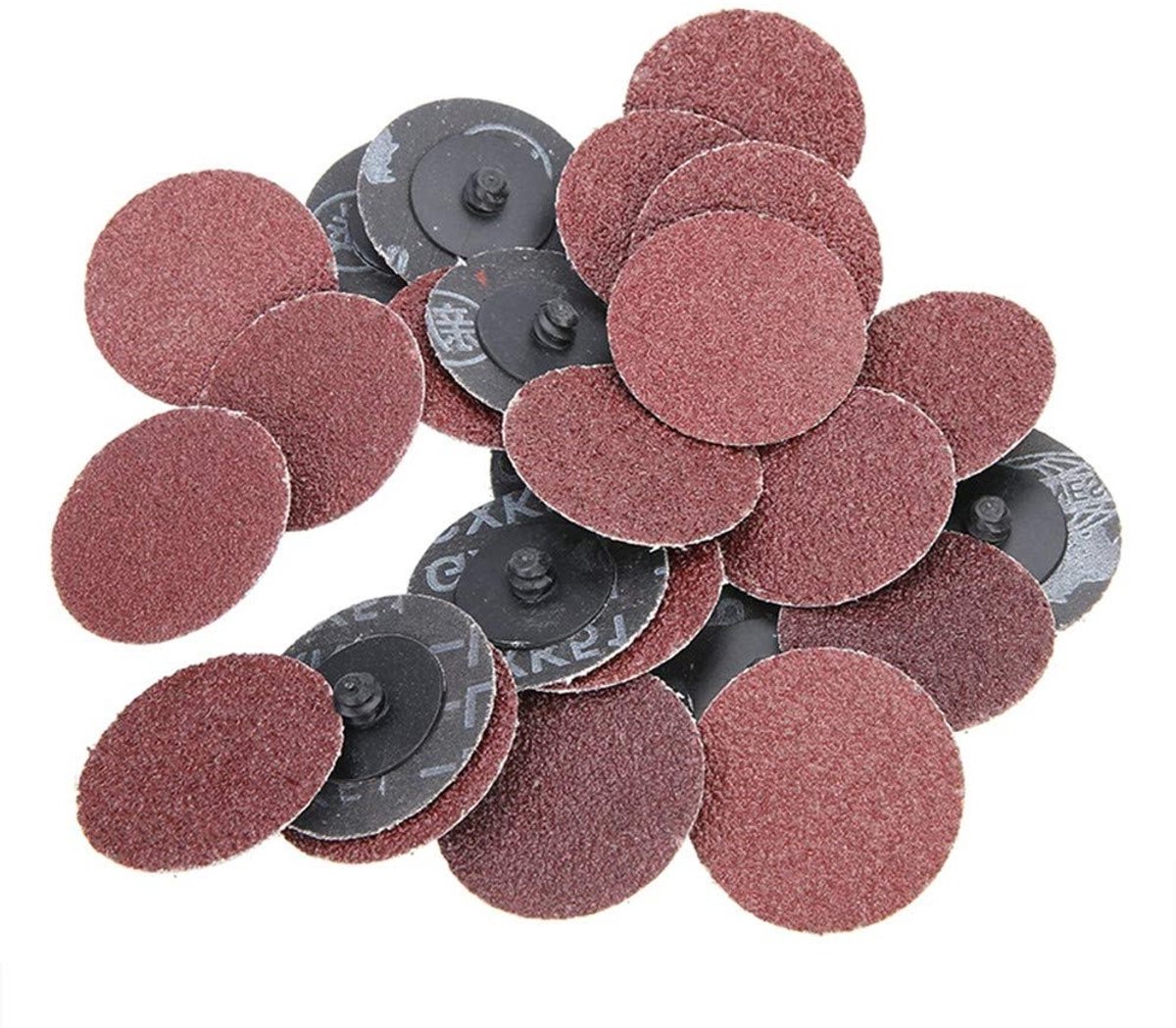 Quick Change Discs, 25PCS 2 INCH Discs Roll Lock Surface Conditioning Sanding Disc R-Type Discs for Rotary Tool - ShopVlot