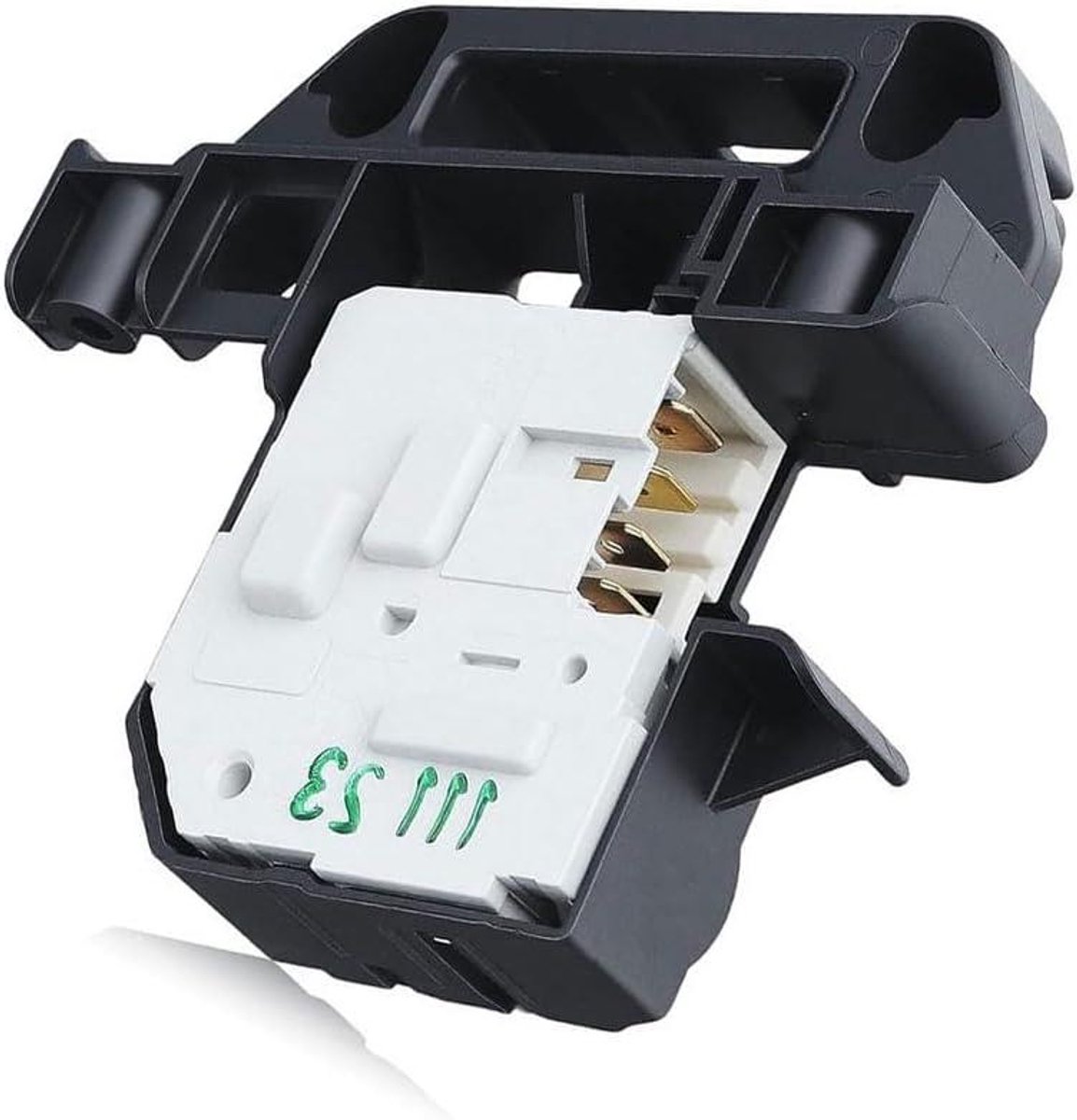Wasmachine Onderdeel Deur Vergrendeling Veilig Was Draaien Directe Vervanging 10 x 8 x 6 cm Zwart