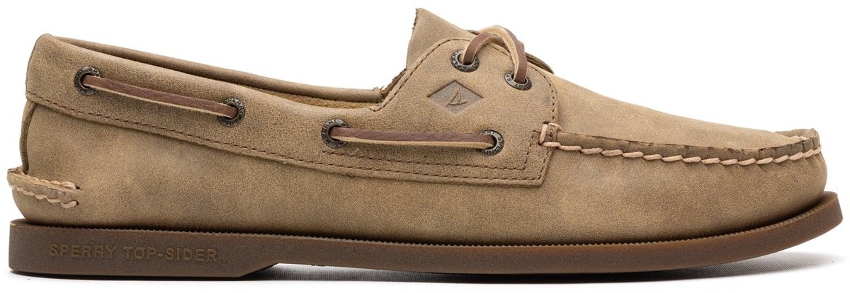 Sperry Authentic Original 2 EYE Tan Distress | Tan - FW Boat Shoes - Maat -