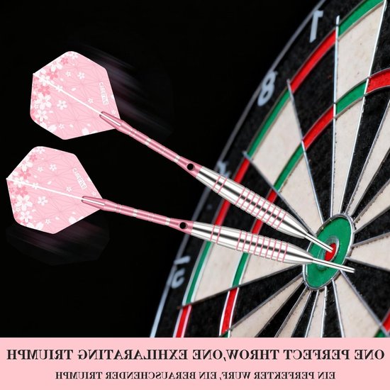 Steel Tip Dart Set 20g met Duurzame Aluminium Shafts, Dart Flights, Dart Bag en Puntbeschermer voor Perfecte Spelervaring — afbeelding 5
