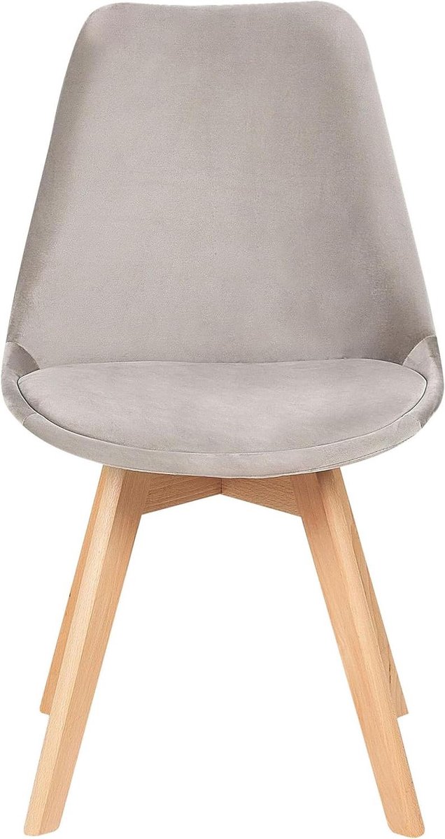 Eetkamerstoelen Set - Moderne stoelen - Comfortabel dineren - Fluwelen bekleding - 47x57x8