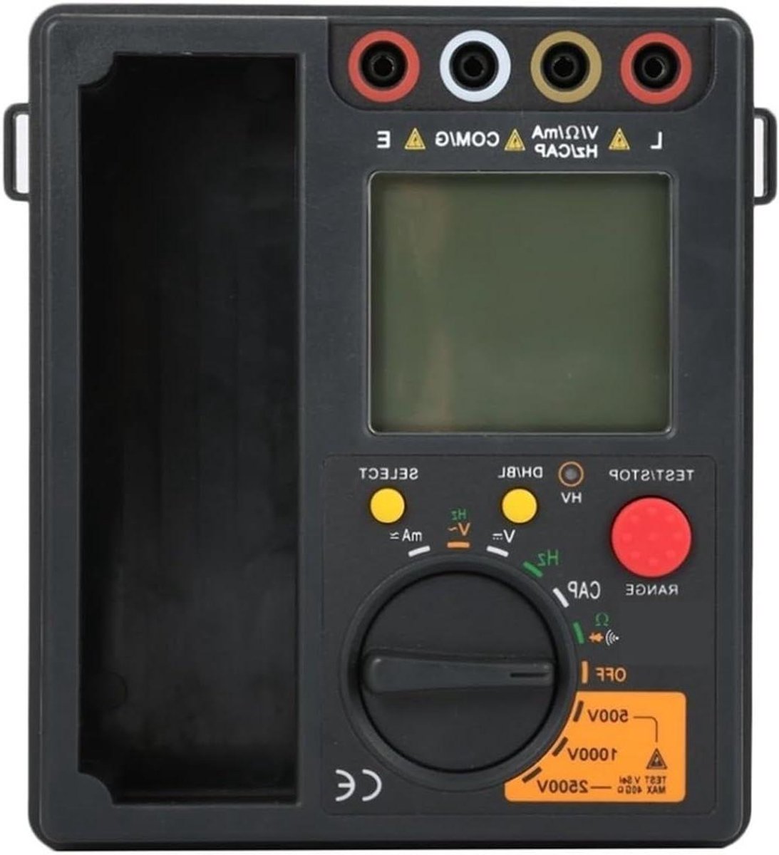 Isolatietester Multimeter - 2-in-1 Tester - Elektrische Controle - LCD Achtergrondverlichting - 40G Ohm - Zwart