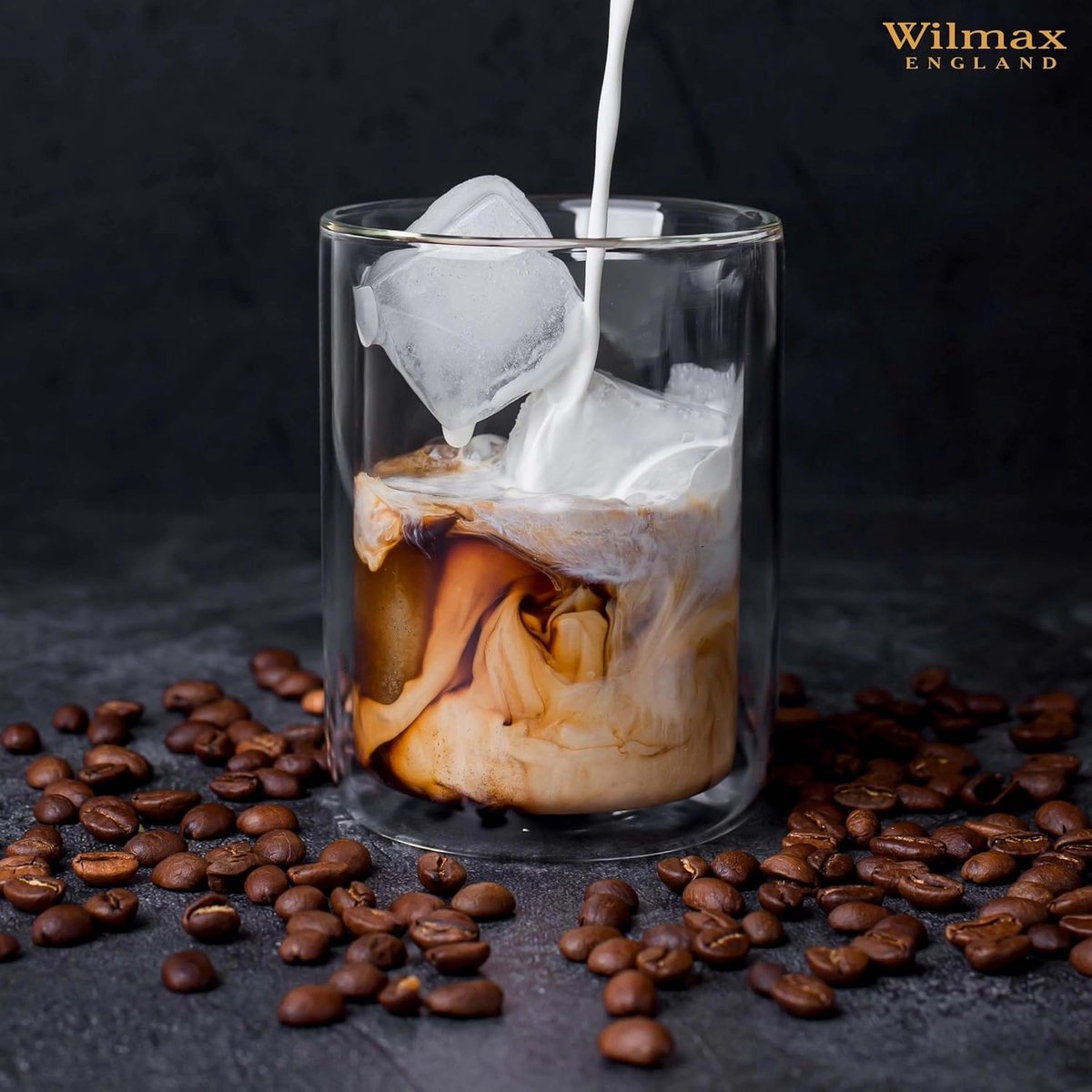 Wilmax England Thermo Glass - Dubbelwandige Koffie en Theeglazen - 400 ml - Set van 6 - Borosilicaatglas