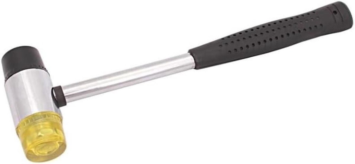 Dode Slaghamer - Mallet Rubber Hamer - Percussie Gebruik - Dubbele Mallet Kop - 35mm - Zwart