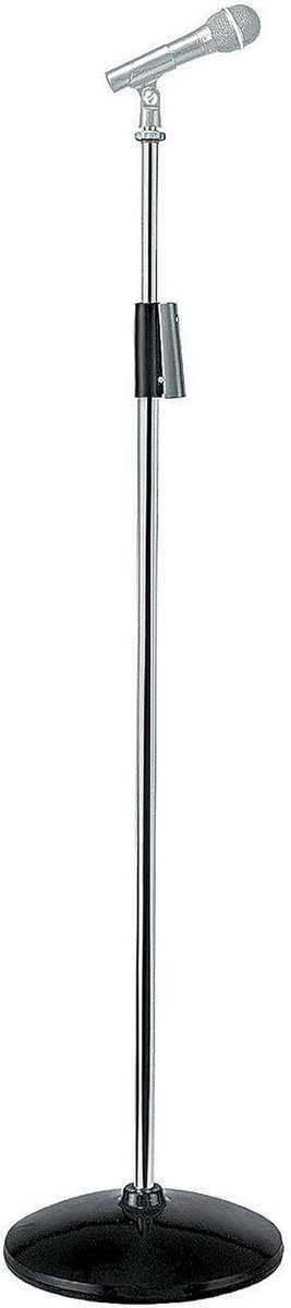Microfoonstatief - Zilveren standaard - Geluid opnemen - Stabiele constructie - 195 cm hoogte - Zilver