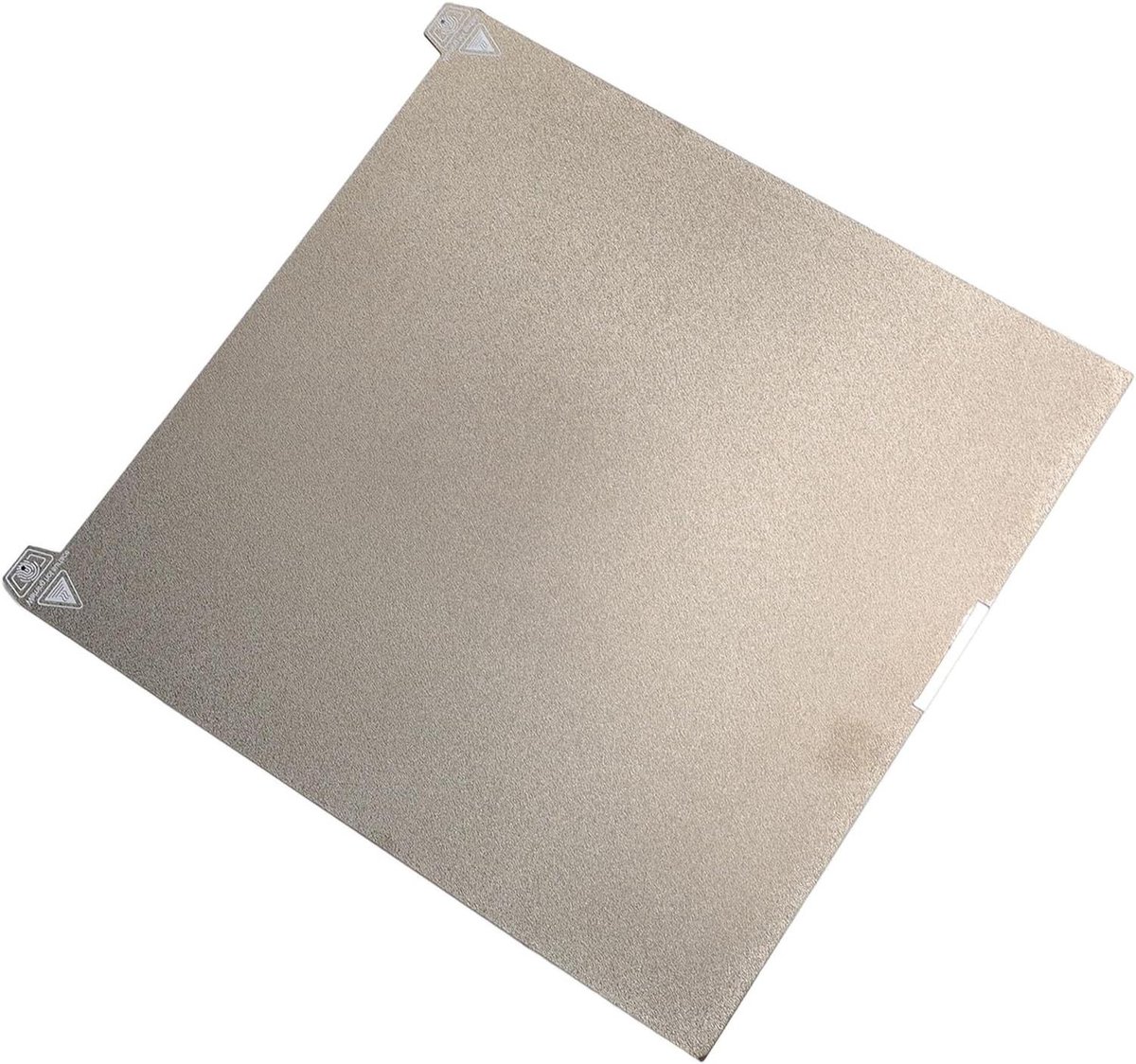 3D-printer printbed - Flexibele bouwplaat - Stabiel printen - PEI-uiterlijk textuur - 370x370 mm - Zwart