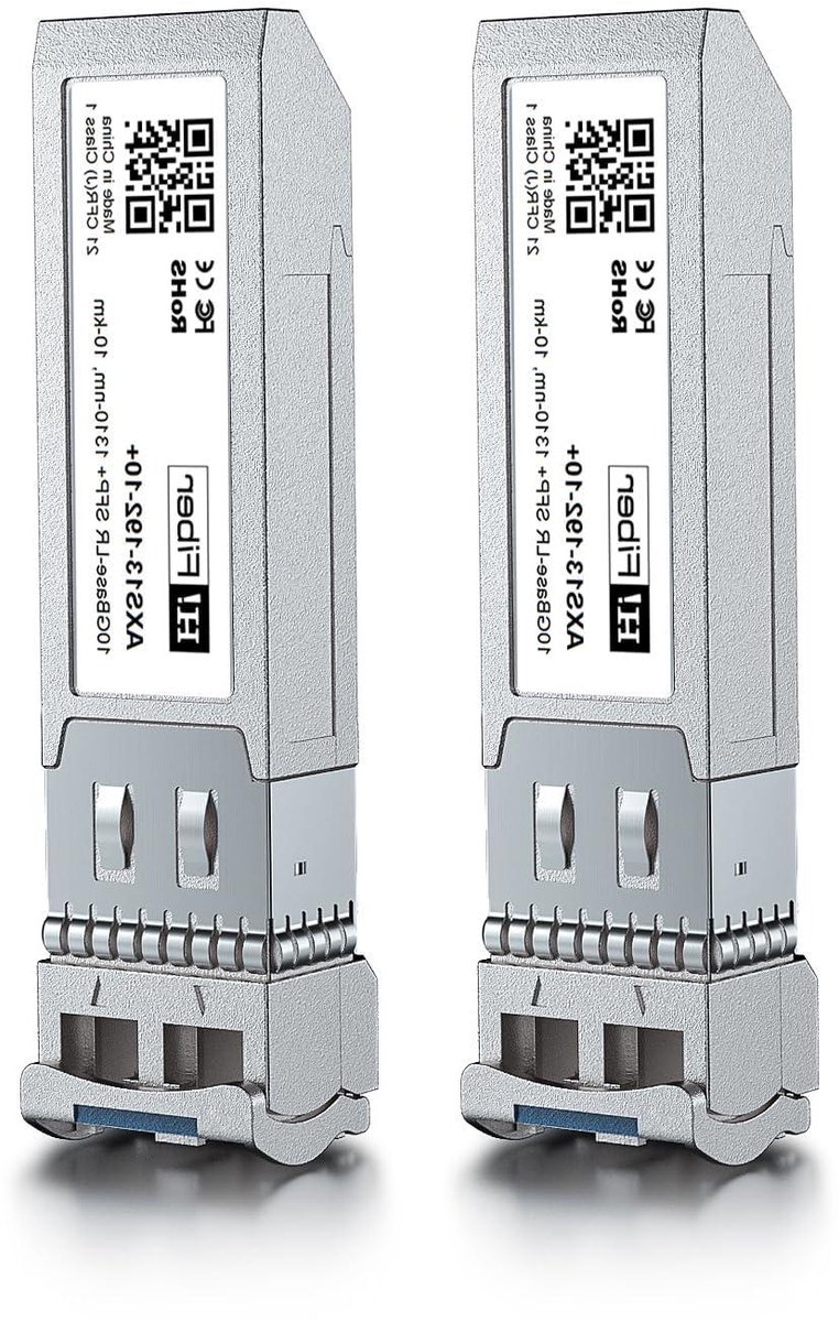Netwerk Module - SFP+ Transceiver - Netwerk Uitbreiding - 10 Gigabit Snelheid - 10 km Bereik - Zilver