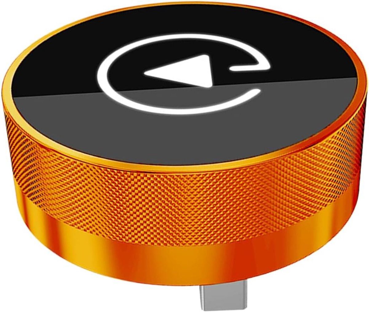 Draadloze adapter - Auto ontvanger - Video overdracht - Snelle reactie - 8 x 8 x 3 cm - Oranje