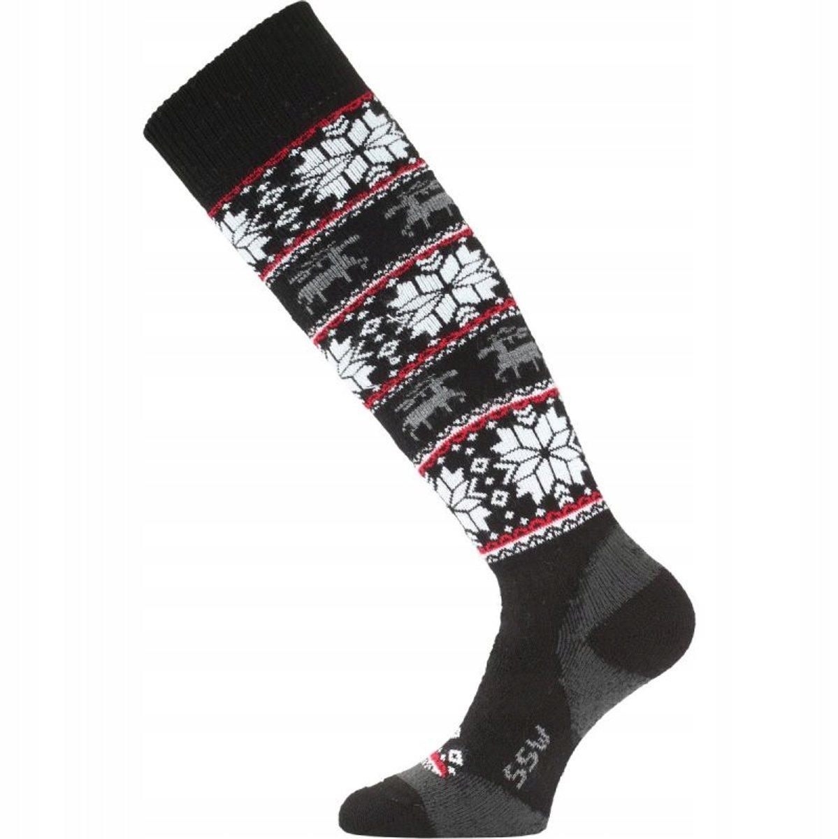 Lasting SSW 900 Merino skisokken Zwart
