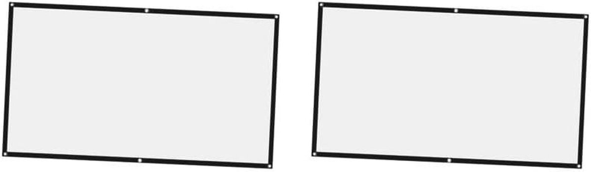 Opvouwbaar Projectiescherm - Beamer Scherm - Home Cinema - HD Kwaliteit - 84 inch - Wit
