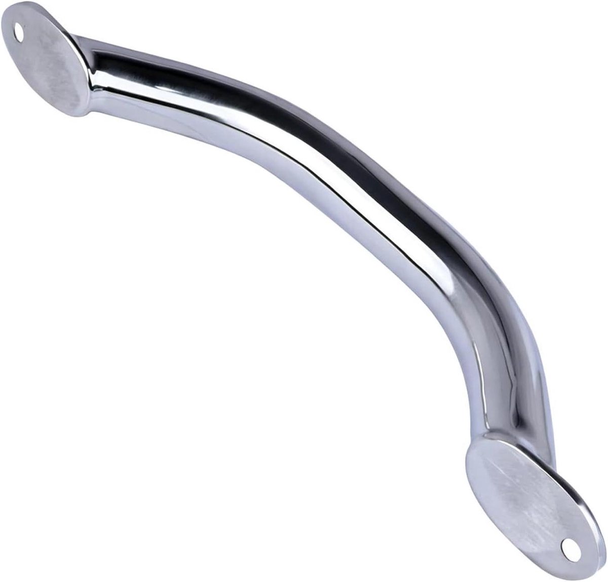 Roestvrijstalen handgreep - Veiligheidsbeugel boot - Veilig opstappen - Robuuste constructie - 305 cm - Zilverkleurig