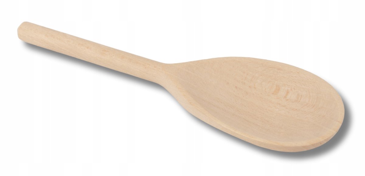 Houten pollepel van beukenhout - 25 cm