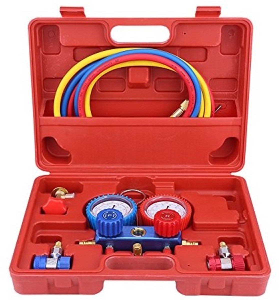 Allecto - Air Conditioning Manifold Gauge Set - A/C Testset - - R134a