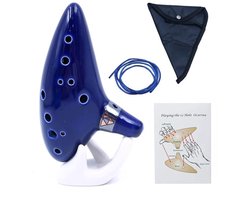 Dailygoody - Ocarina - 12-gaats - Unieke klankbeleving - Blauw