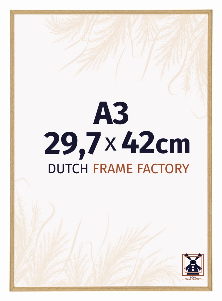 Dutch Frame Factory Fotolijst A3 29,7x42 cm - Kunststof - Beuken Licht - Angers