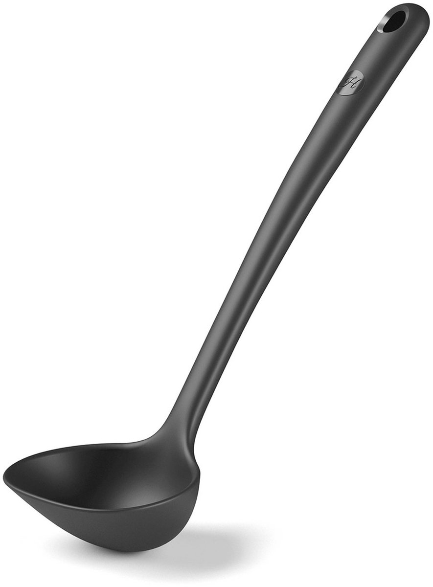 Hoffmann pollepel - 32 cm - siliconen met roestvrijstalen kern - vaatwasserbestendig