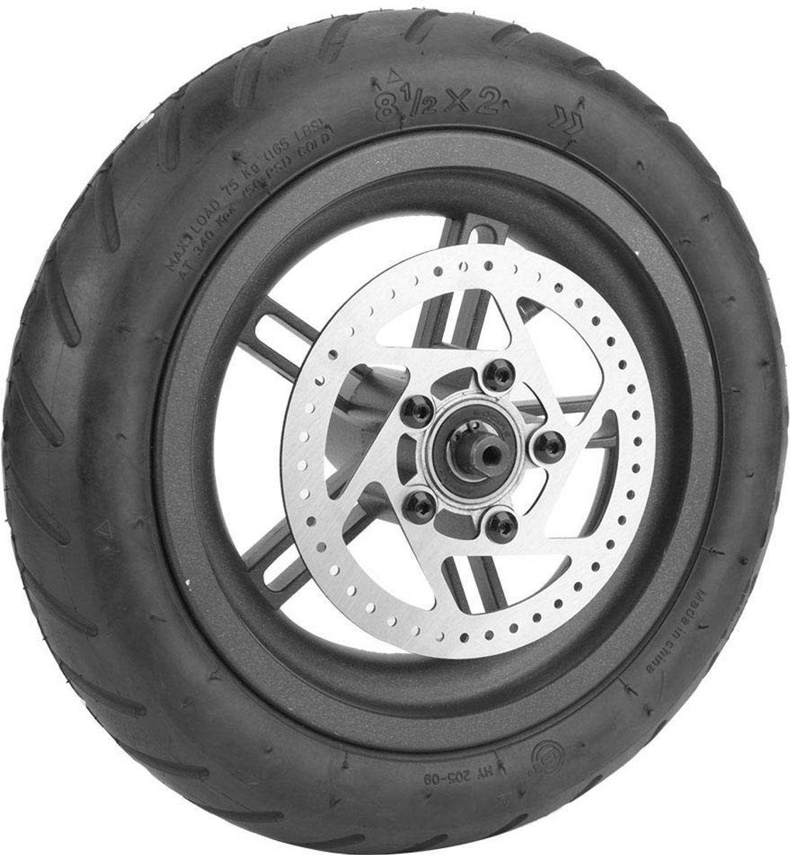 Store_7 - Achterband Elektrische Scooter - Vervangingsband 9.8 inch - Hoge grip - Zwart - Schokabsorberend - Geschikt voor Xiaomi Mijia M365 - Rubber