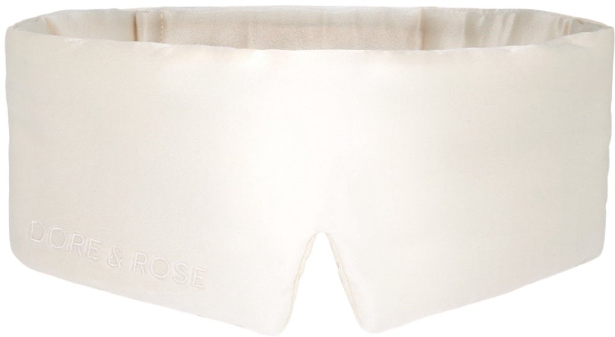Dore & Rose - Slaapmasker - Oogmasker - Zijden Slaapmasker Voor Mannen en Vrouwen - Deep Sleep Mask - Eye Mask - Verduisterend - Wallen - Champagne - Nº 29 Joie de Vivre — afbeelding 11
