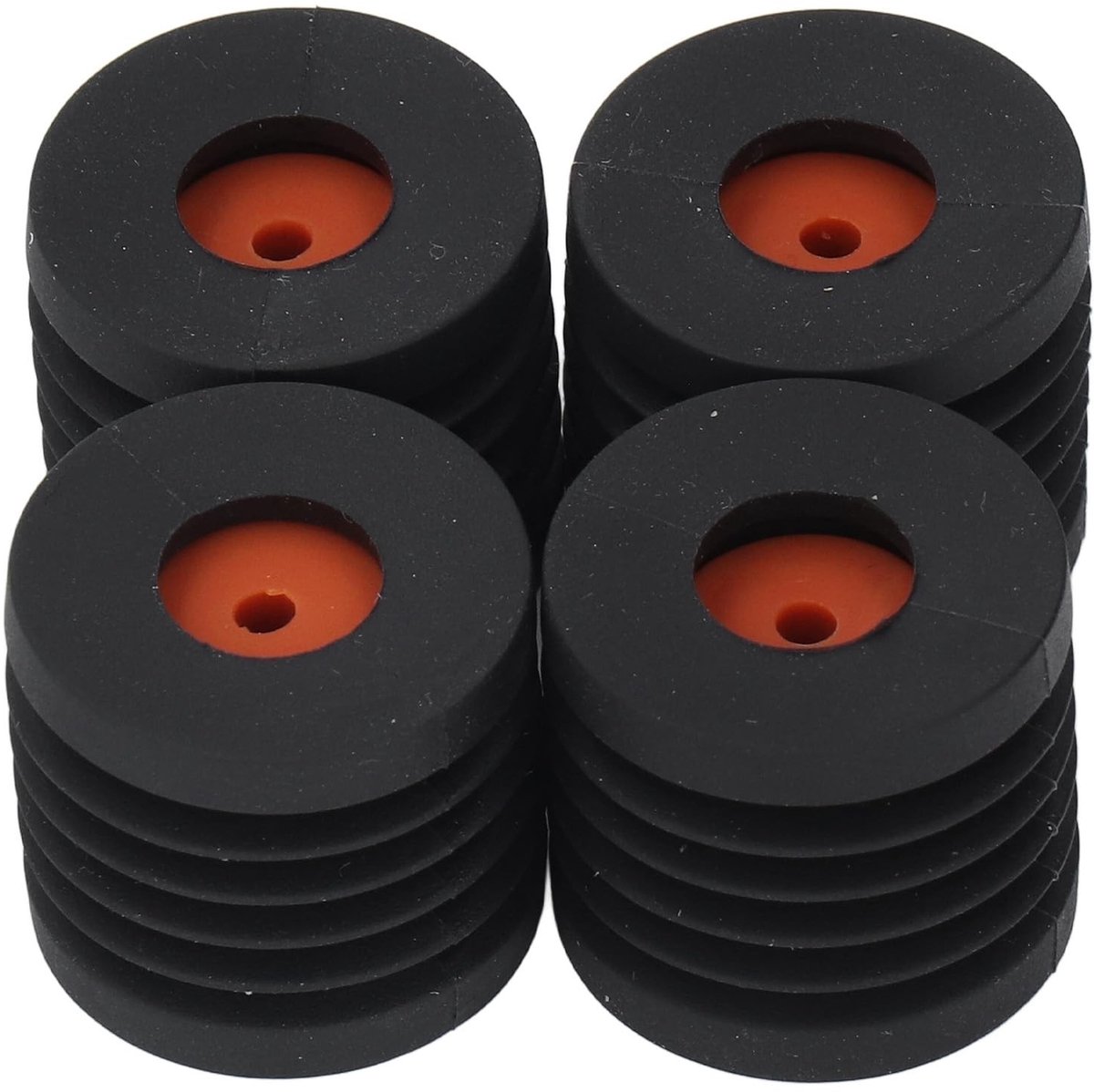 Dailygoods- Voetkussen Antivibratie - Rubberen Voetjes - Antislip - Voor 3D-printer - Buitendiameter 29 mm - Hoogte 26 mm - Trillingsdempers