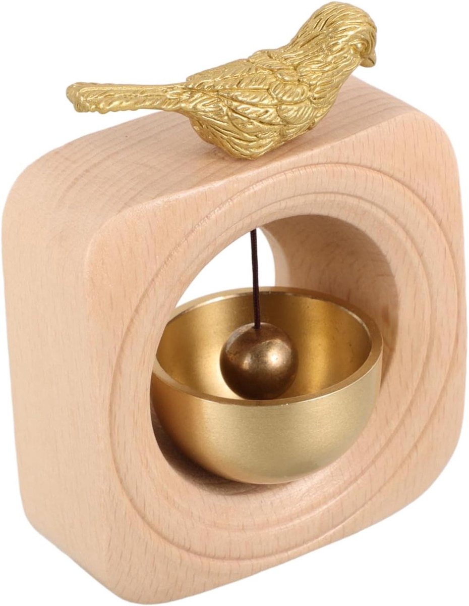 Windgong Deurbel - Decoratieve Bel - Winkel Aankondiging - Rustgevend Geluid - 9x6.7x5.3cm - Meerkleurig