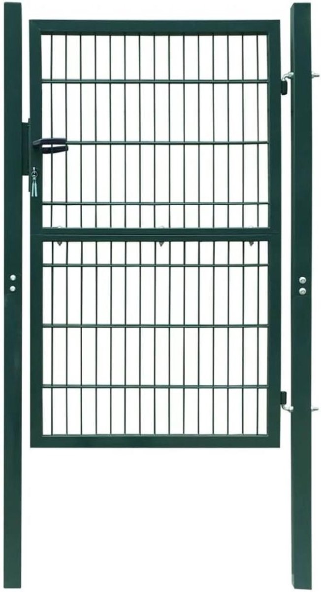 Tuinpoort Hek - Tuindeur Metaal - Tuin Afscheiden - Poedercoating Roestwerend - 106 x 190 