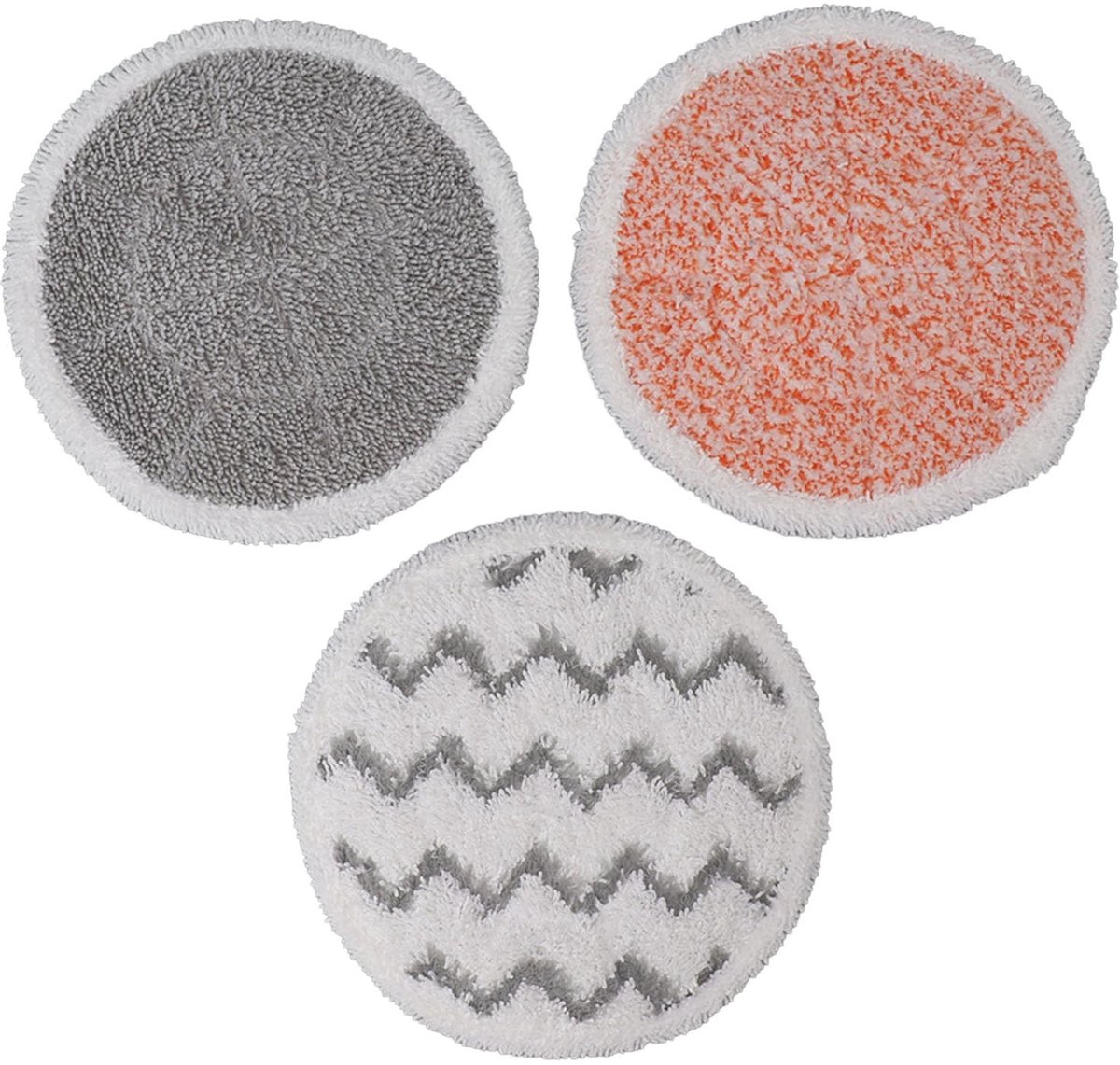 JHUBERS- Stoommoppads Set van 6 - Vervangende Pads - Compatibel met Shark S7000/S7001/T2/T21/U6002 - Duurzaam - Wasbaar - Eenvoudig te Bevestigen - Stoomreinigers