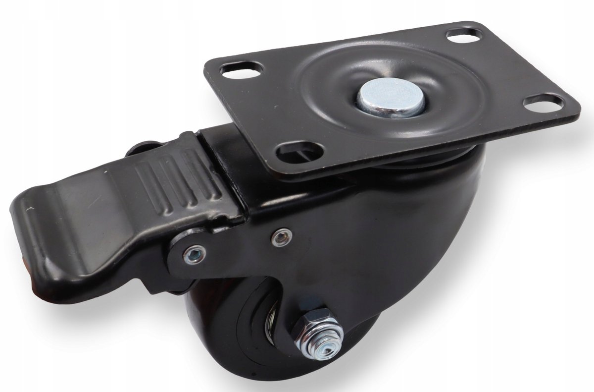 Zwarte meubelpot Ø65mm met riem, 70kg, 1 stuk