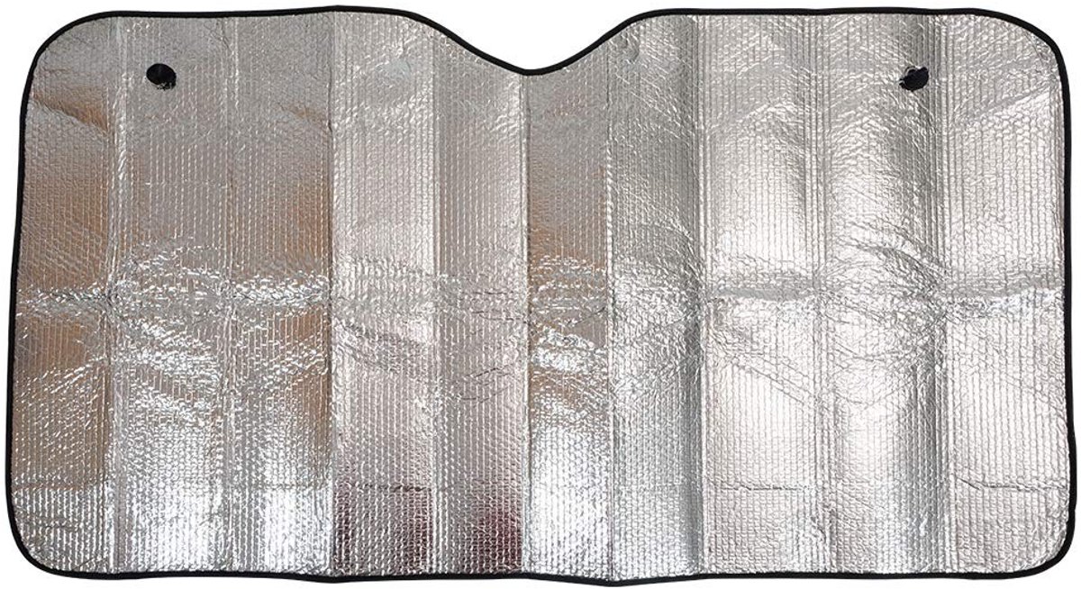 JHUBERS- Zonnescherm Auto - Opvouwbaar 130x60cm - UV Blokkerend - Hoge Weerstand Zuignappen - Perfecte Pasvorm - Houdt Interieur Koel