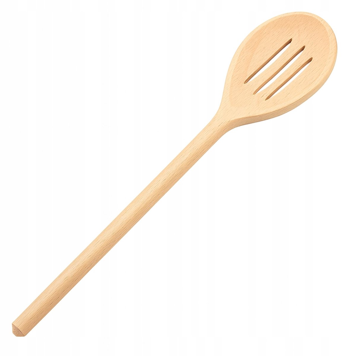 Zweedse Houten Lepel met Sleuven - 30 cm