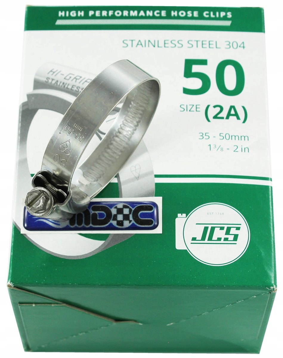 HI-GRIP RVS Slangklem 35-50mm - Kwaliteit uit Groot-Brittannië