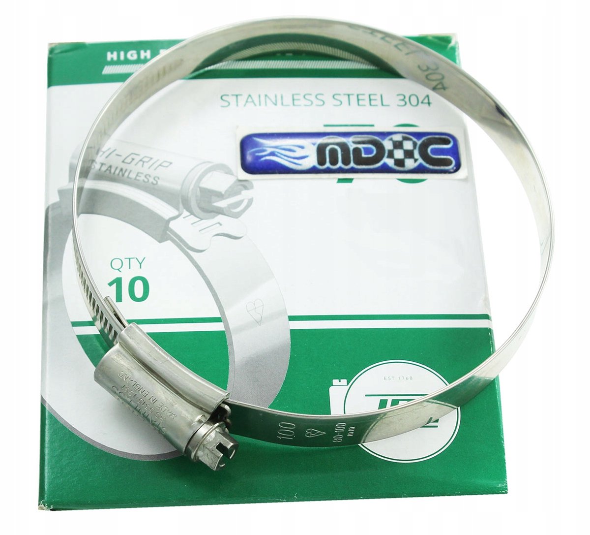 HI-GRIP roestvrijstalen slangklem 80-100 mm - Hoge kwaliteit VK