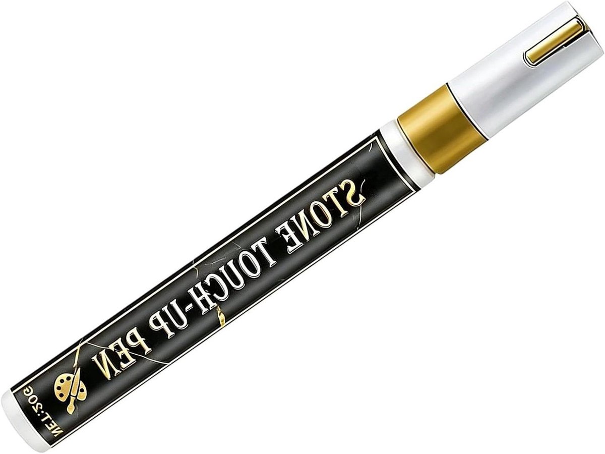 Lakmarkeerstift - Steenmarker Goud - Vervaagde Inscripties Herstellen - Weerbestendige Inkt - 14.5 cm Lengte - Goud