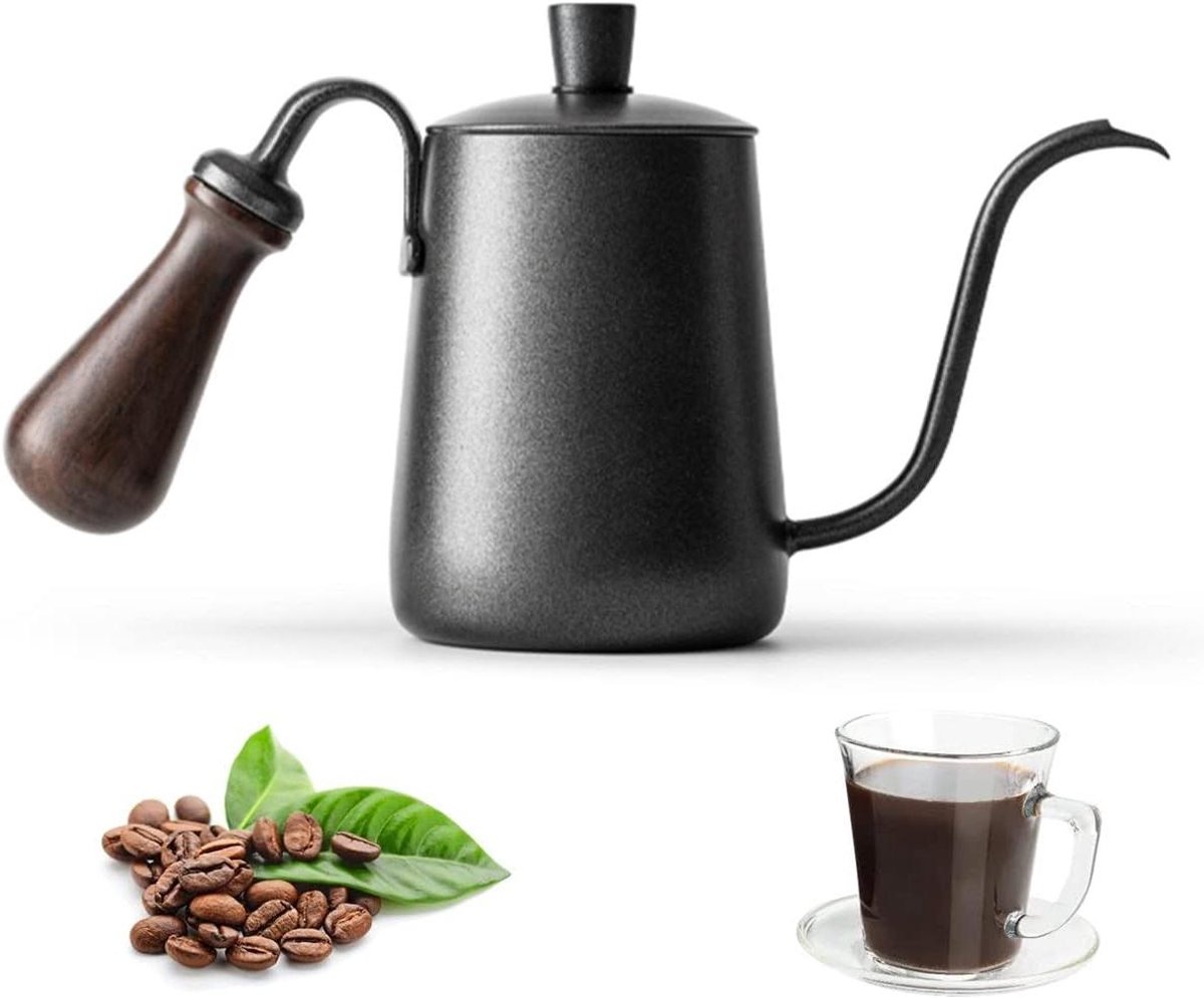 Zwanenhals koffiepot - Giet over ketel - Precisie koffie zetten - Anti-brandwonden handvat