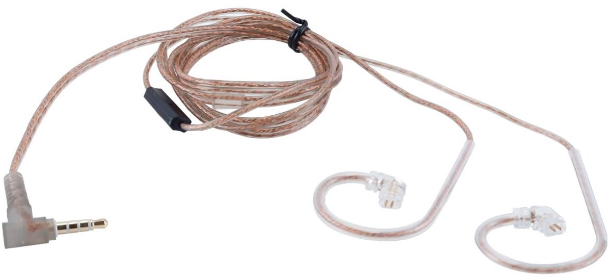 BRENZOOS - Vervangende Kabel voor Oordopjes 3,5 mm Stereo met Hoge Geluidskwaliteit
