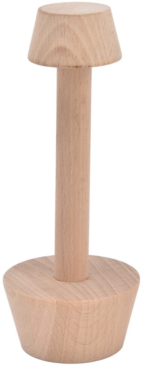 Dailygoods- Taartvorm Dubbelzijdig - Ei Taart Mold - Bakvorm - Deeg Molding Tool - Houten Baktool - Lichtgewicht 78g - Deegvorm