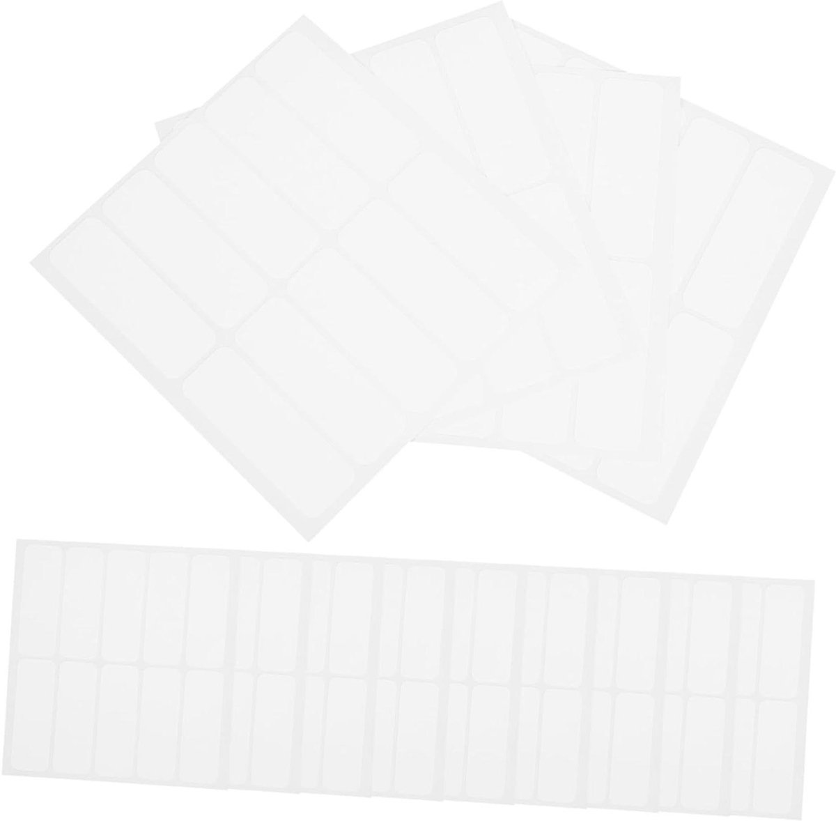 Kleding Labels - Naamstickers - Kleding Markeren - Niet Strijkbaar - 120 Stuks - Wit