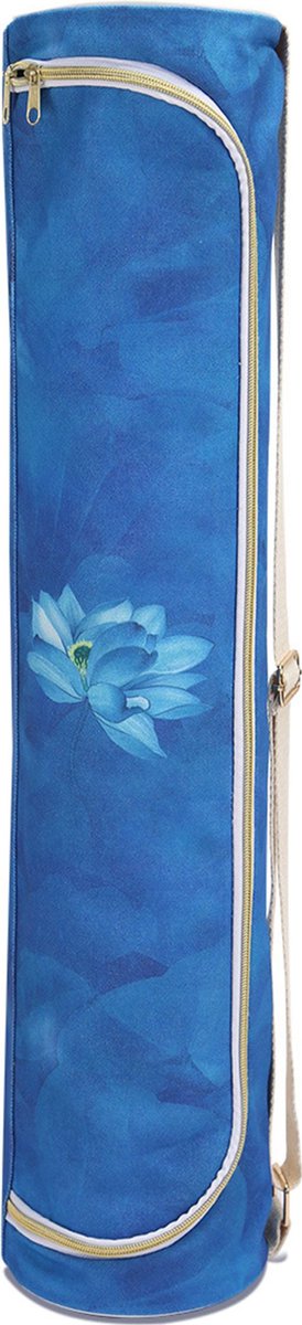 Yogamat opbergtas met dubbele ritssluiting, grote capaciteit en verstelbare schouderriem Geschikt voor het gemakkelijk meenemen van je yogamat.