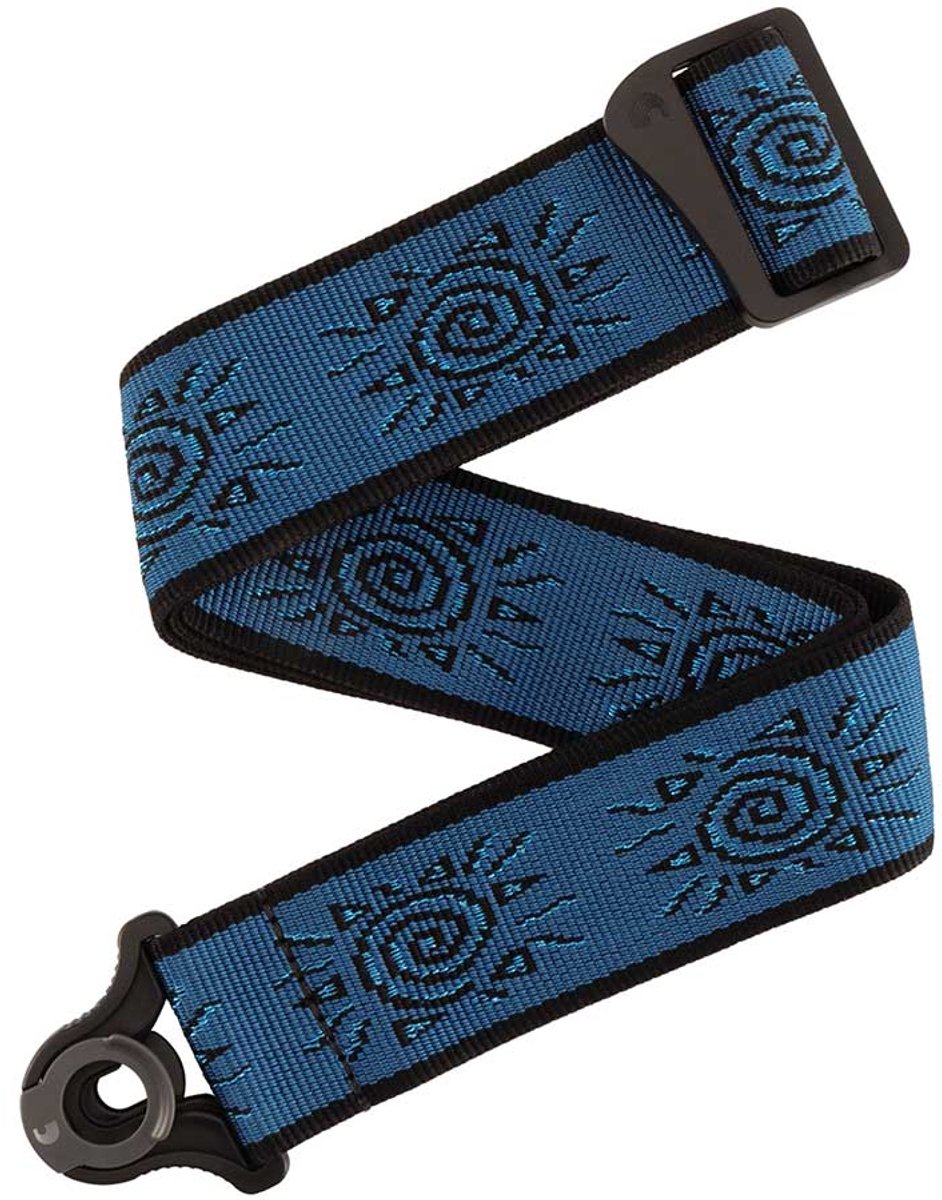 D'Addario Planet Waves Blue Suns Gitaarband met Auto Lock