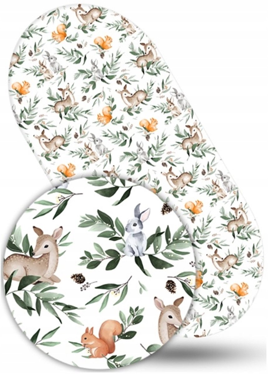 Babymam Kinderwagenhoes Laken 38x80cm Katoen met Elastiek